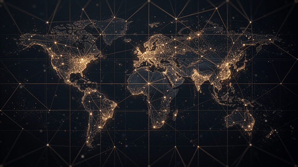 Abstract geopolitical map background